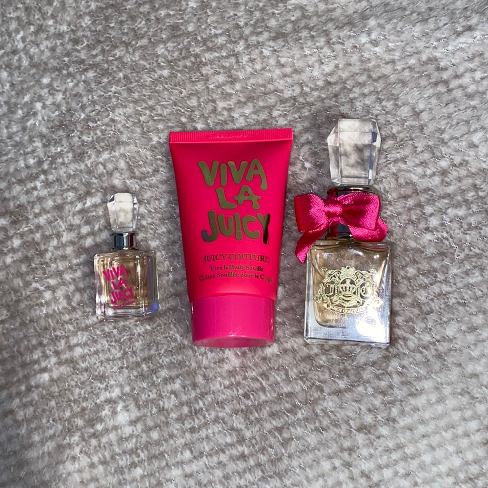 Three mini viva la juicy juicy couture perfume set